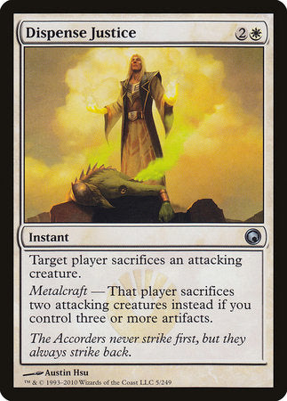 Dispense Justice [Scars of Mirrodin] | Exor Games Truro