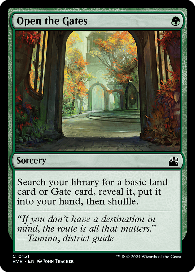 Open the Gates [Ravnica Remastered] | Exor Games Truro