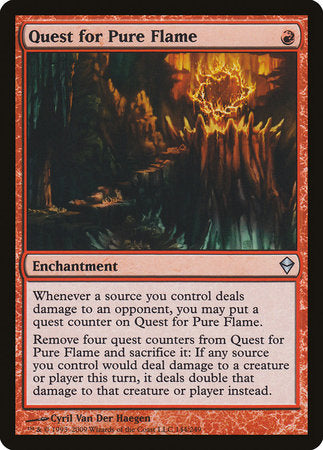 Quest for Pure Flame [Zendikar] | Exor Games Truro