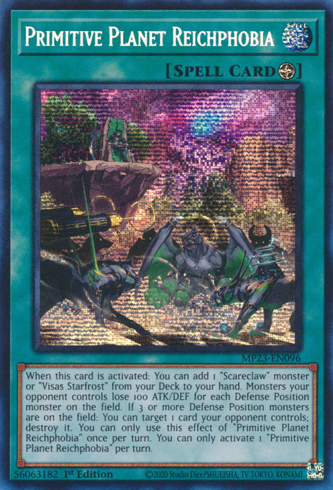 Primitive Planet Reichphobia [MP23-EN096] Prismatic Secret Rare | Exor Games Truro
