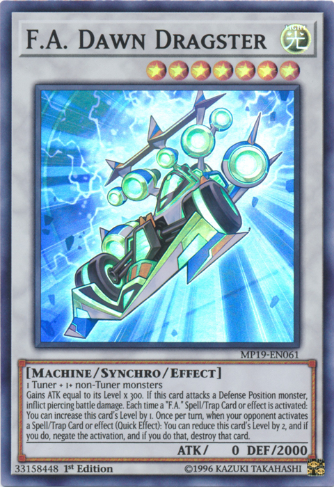 F.A. Dawn Dragster [MP19-EN061] Super Rare | Exor Games Truro