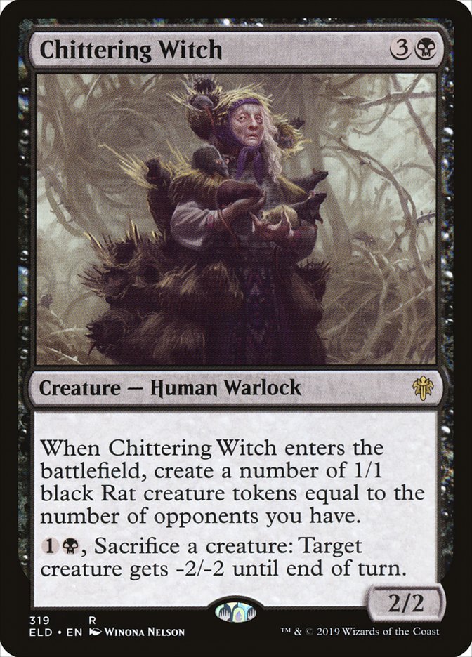 Chittering Witch [Throne of Eldraine] | Exor Games Truro