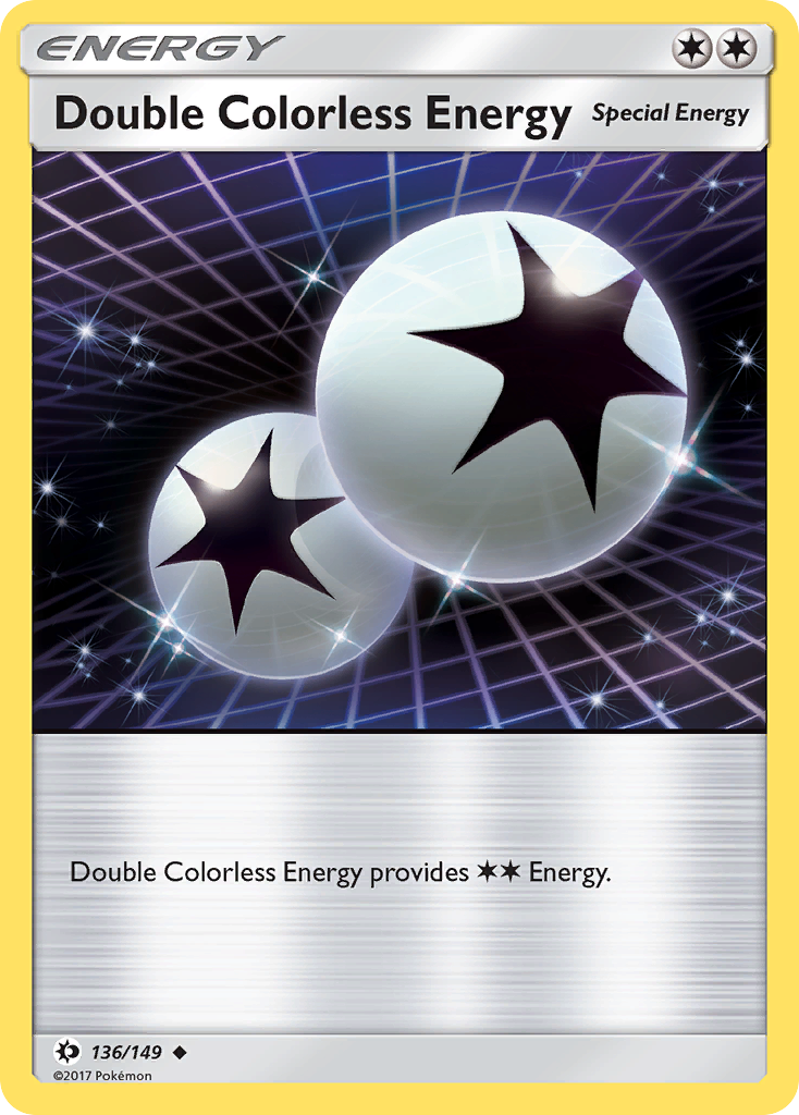 Double Colorless Energy (136/149) [Sun & Moon: Base Set] | Exor Games Truro