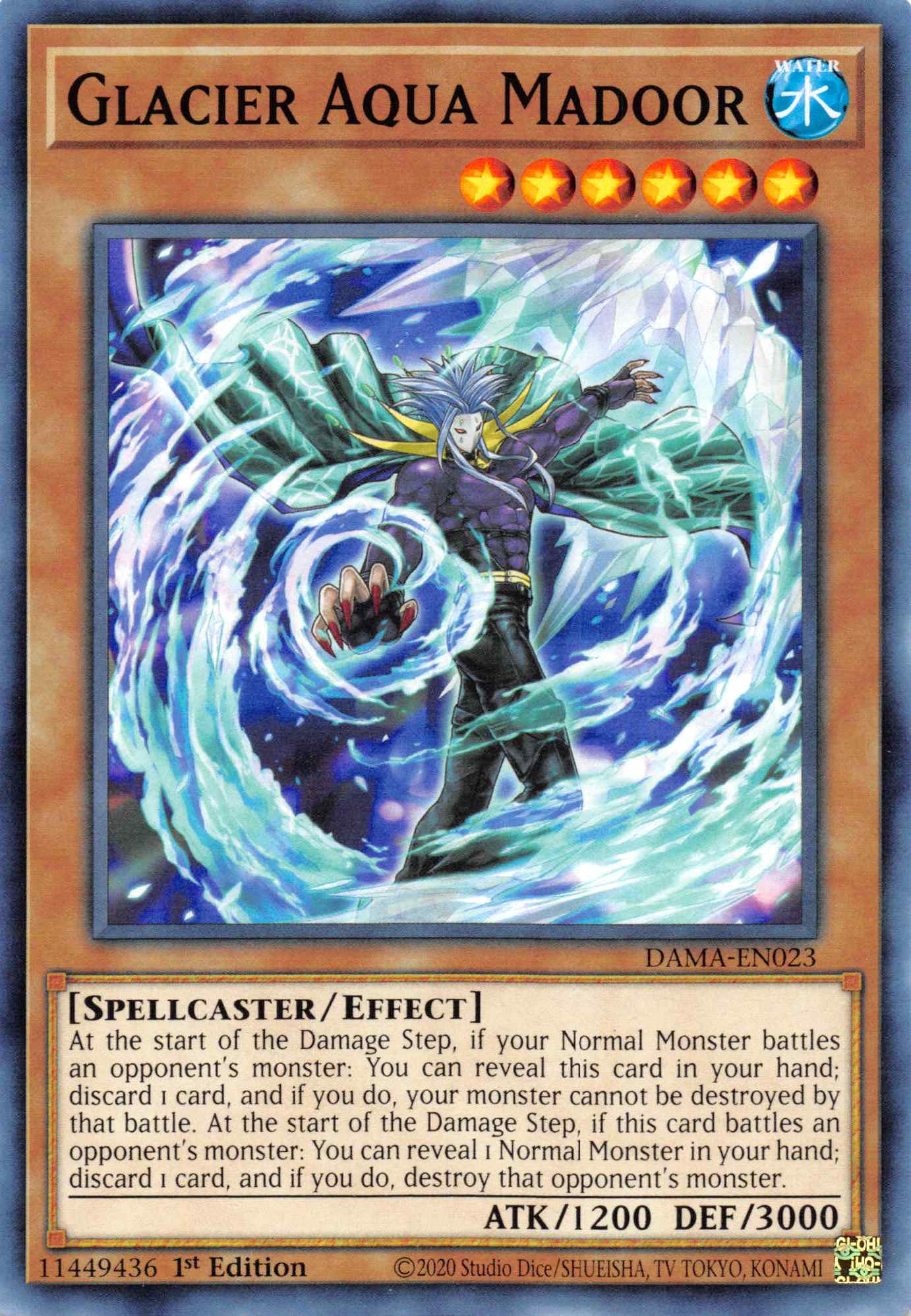 Glacier Aqua Madoor [DAMA-EN023] Common | Exor Games Truro