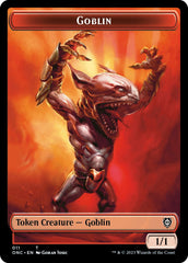 Rebel // Goblin Double-Sided Token [Phyrexia: All Will Be One Commander Tokens] | Exor Games Truro