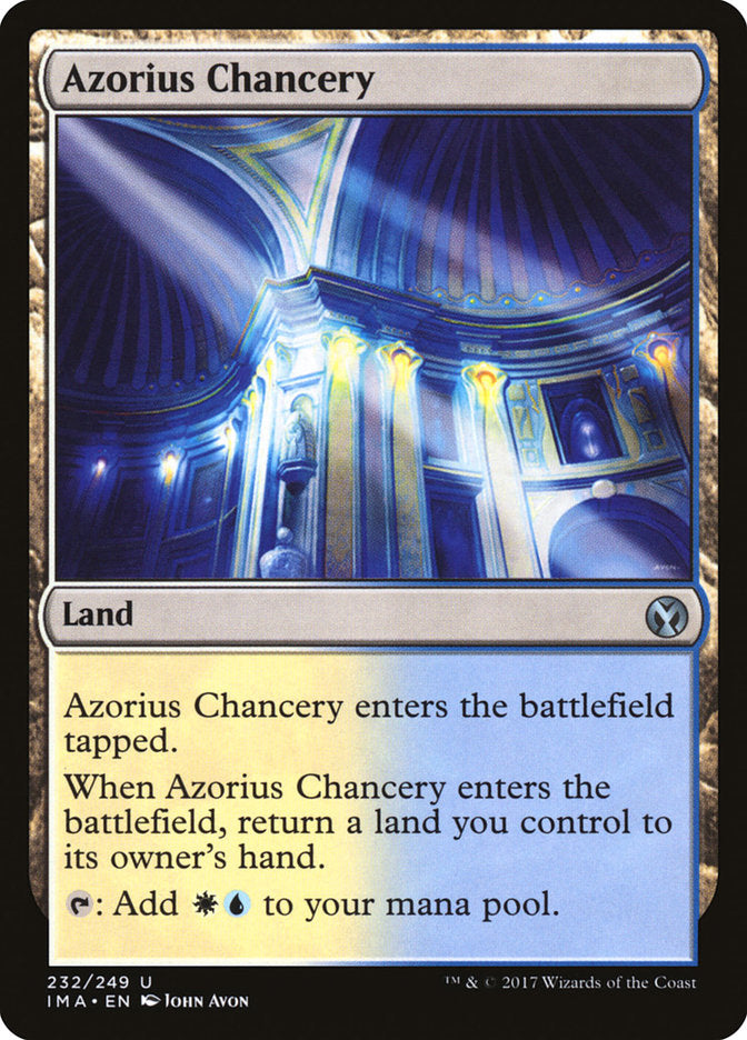 Azorius Chancery [Iconic Masters] | Exor Games Truro