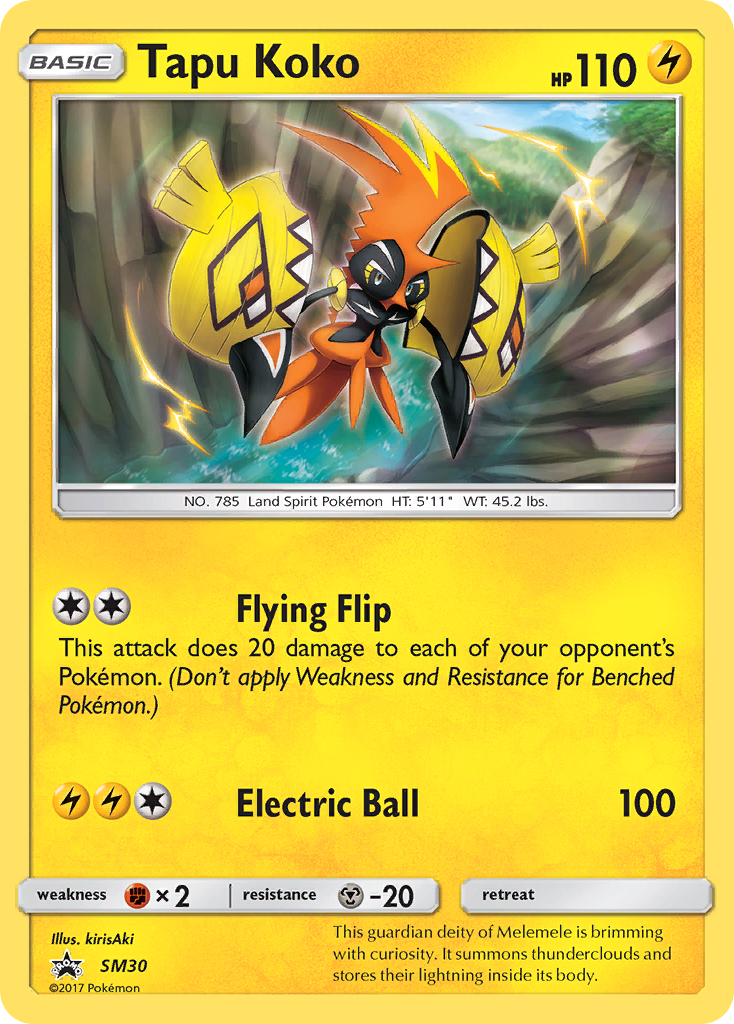 Tapu Koko (SM30) [Sun & Moon: Black Star Promos] | Exor Games Truro