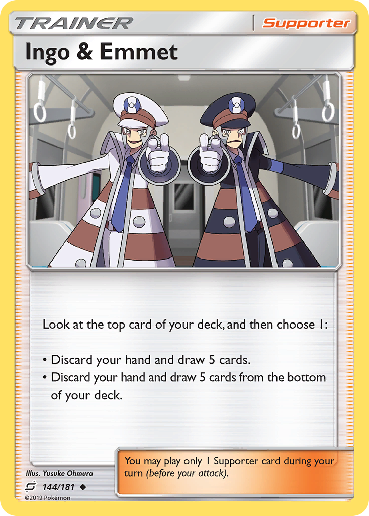 Ingo & Emmet (144/181) [Sun & Moon: Team Up] | Exor Games Truro