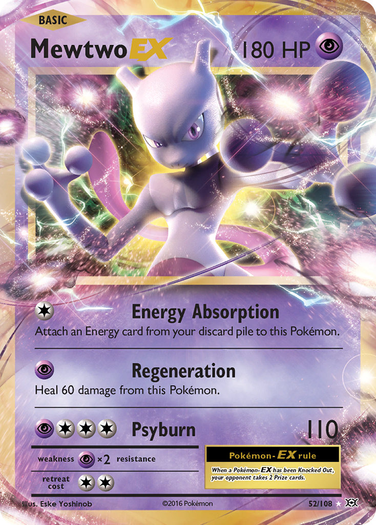 Mewtwo EX (52/108) [XY: Evolutions] | Exor Games Truro