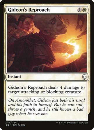 Gideon's Reproach [Dominaria] | Exor Games Truro