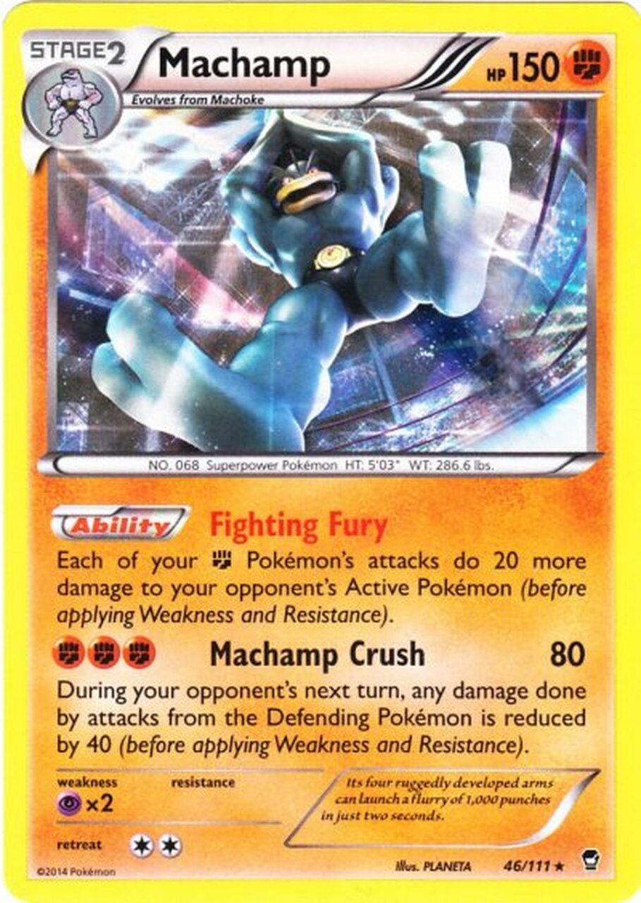 Machamp (46/111) [XY: Furious Fists] | Exor Games Truro