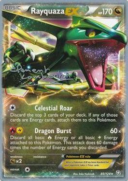 Rayquaza EX (85/124) (Anguille Sous Roche - Clement Lamberton) [World Championships 2013] | Exor Games Truro