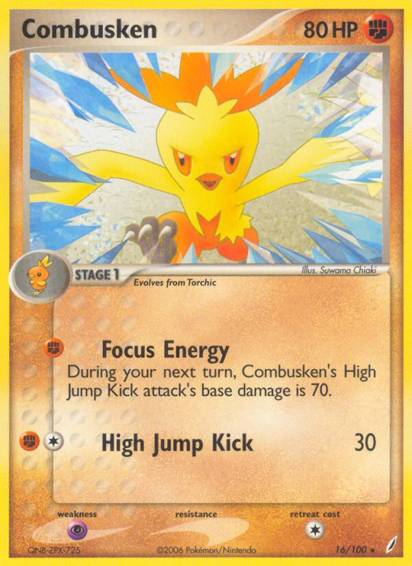 Combusken (16/100) [EX: Crystal Guardians] | Exor Games Truro