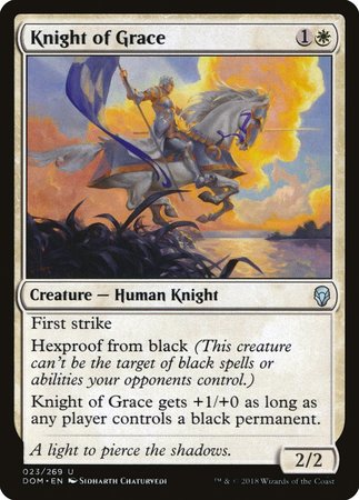 Knight of Grace [Dominaria] | Exor Games Truro