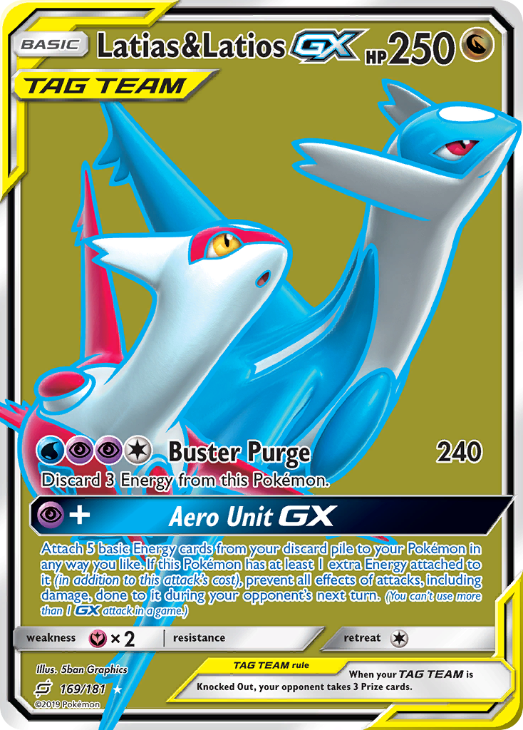 Latias & Latios GX (169/181) [Sun & Moon: Team Up] | Exor Games Truro