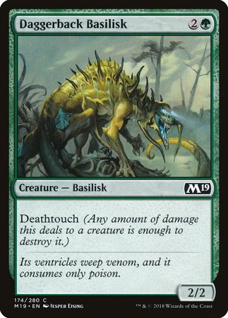 Daggerback Basilisk [Core Set 2019] | Exor Games Truro