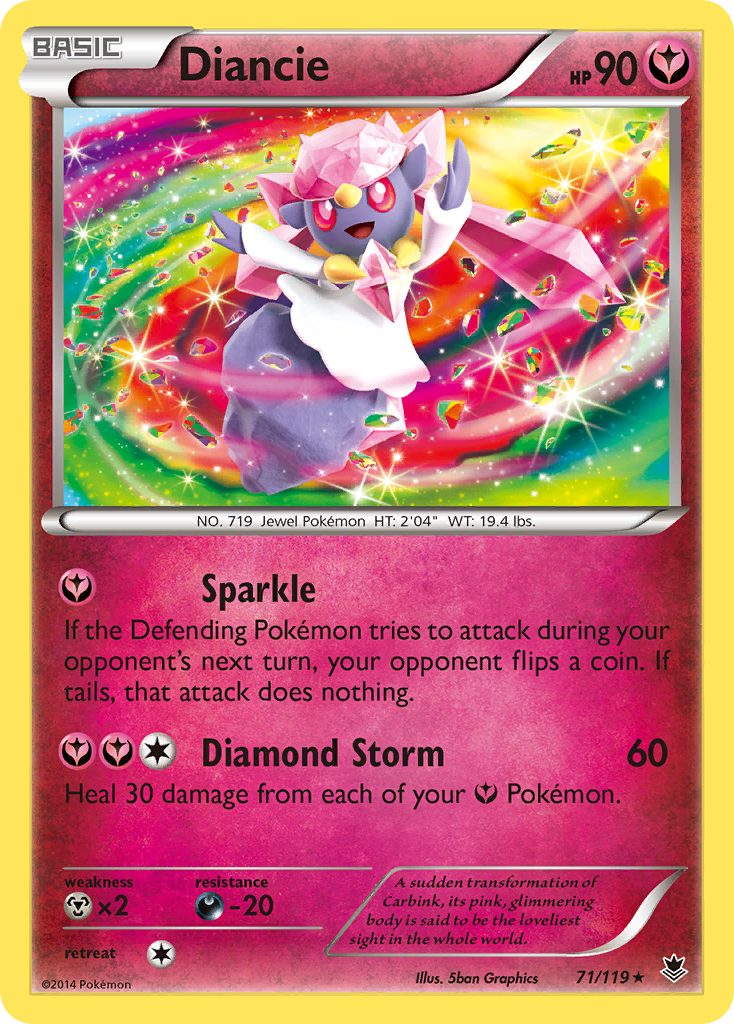 Diancie (71/119) [XY: Phantom Forces] | Exor Games Truro