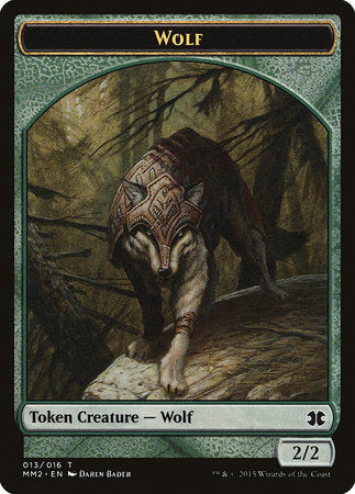 Wolf Token [Modern Masters 2015 Tokens] | Exor Games Truro