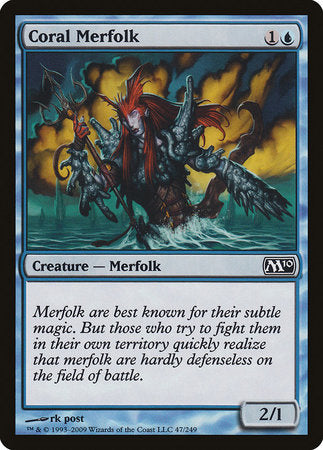 Coral Merfolk [Magic 2010] | Exor Games Truro