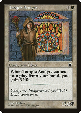 Temple Acolyte [Portal Second Age] | Exor Games Truro