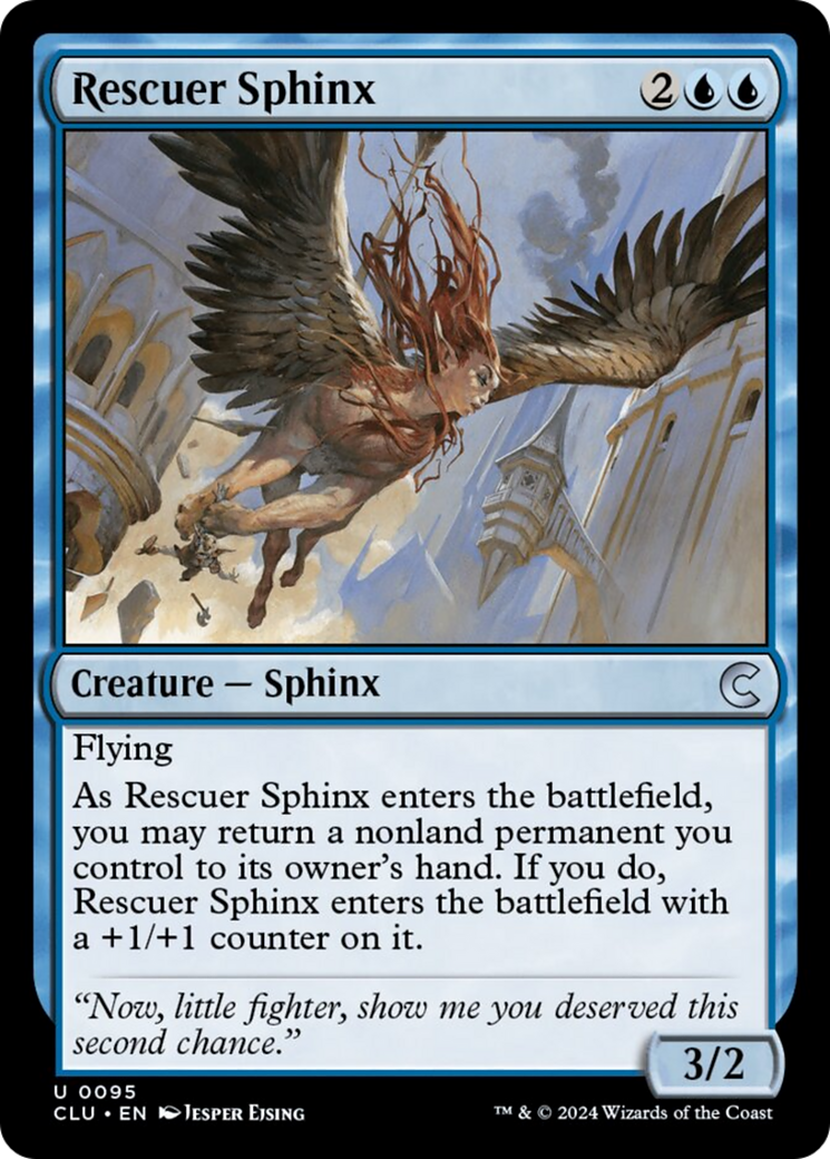 Rescuer Sphinx [Ravnica: Clue Edition] | Exor Games Truro
