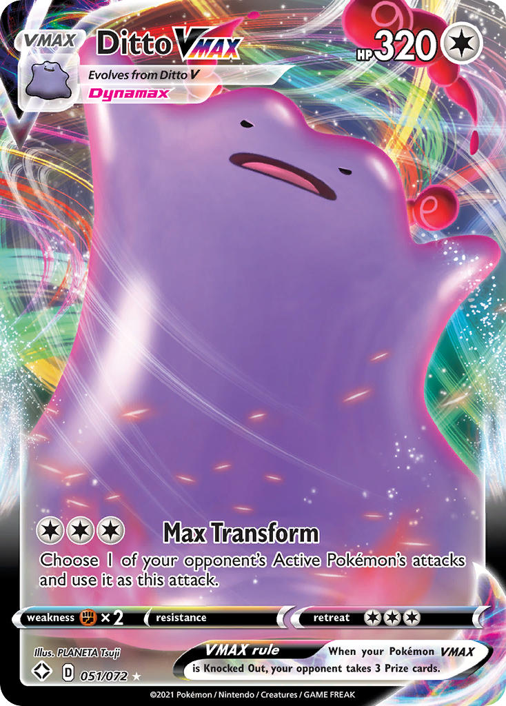 Ditto VMAX (051/072) [Sword & Shield: Shining Fates] | Exor Games Truro