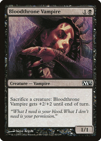 Bloodthrone Vampire [Magic 2013] | Exor Games Truro