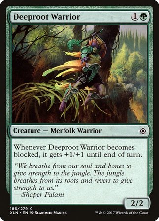 Deeproot Warrior [Ixalan] | Exor Games Truro