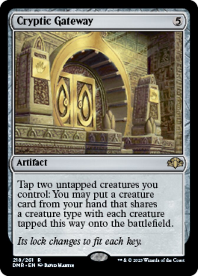 Cryptic Gateway [Dominaria Remastered] | Exor Games Truro