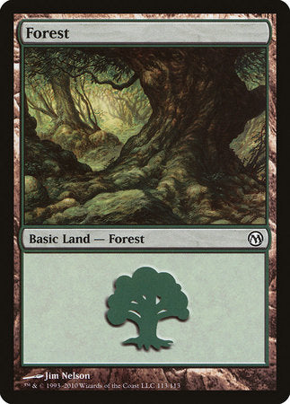 Forest (113) [Duels of the Planeswalkers] | Exor Games Truro