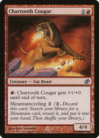 Chartooth Cougar [Duel Decks: Jace vs. Chandra] | Exor Games Truro