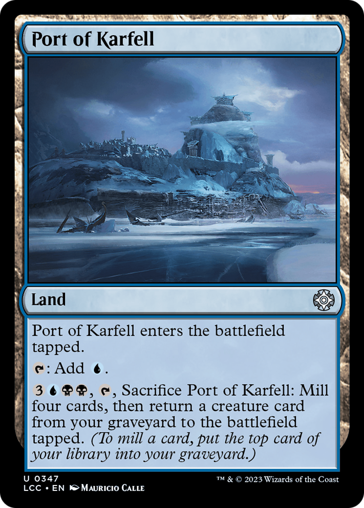 Port of Karfell [The Lost Caverns of Ixalan Commander] | Exor Games Truro