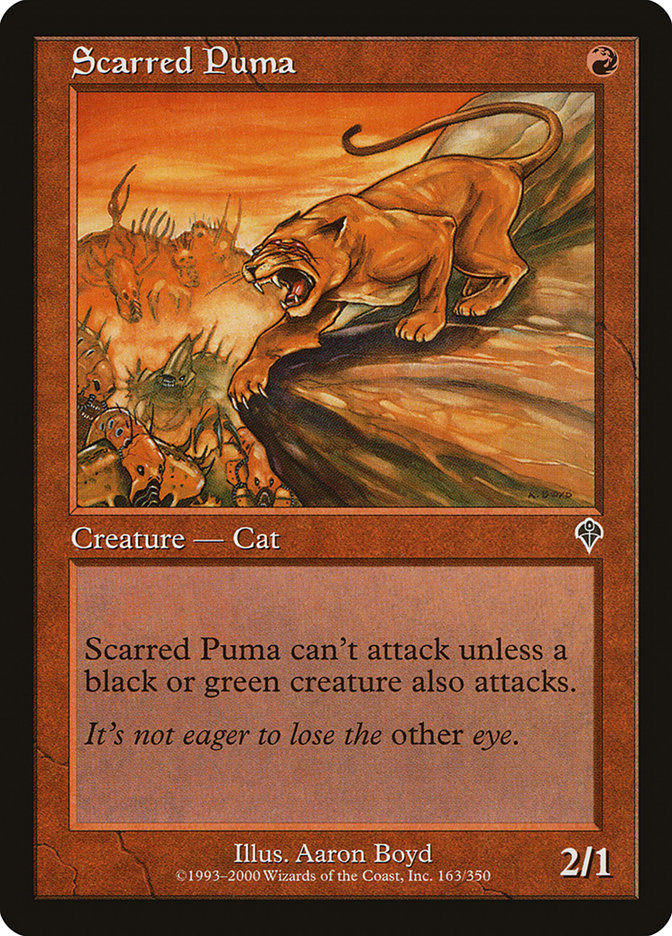 Scarred Puma [Invasion] | Exor Games Truro