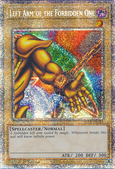 Left Arm of the Forbidden One [BLCR-EN105] Starlight Rare | Exor Games Truro