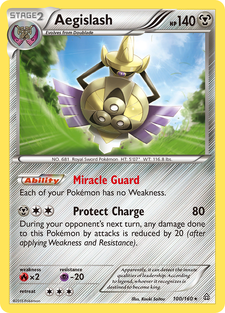 Aegislash (100/160) [XY: Primal Clash] | Exor Games Truro