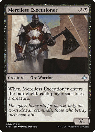 Merciless Executioner [Fate Reforged] | Exor Games Truro