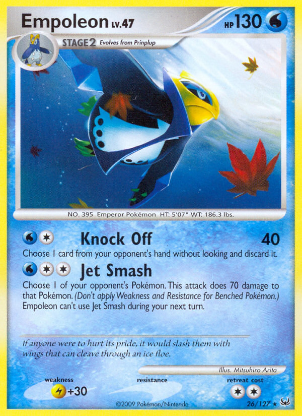 Empoleon (26/127) [Platinum: Base Set] | Exor Games Truro