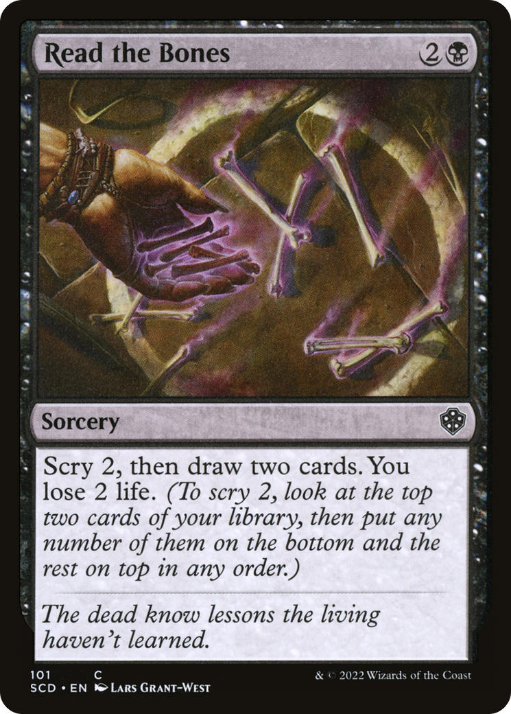 Read the Bones [Starter Commander Decks] | Exor Games Truro