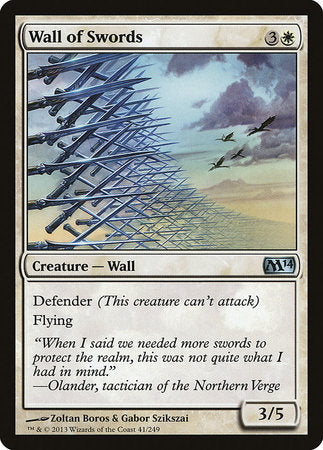 Wall of Swords [Magic 2014] | Exor Games Truro