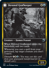 Devoted Grafkeeper // Departed Soulkeeper [Innistrad: Double Feature] | Exor Games Truro