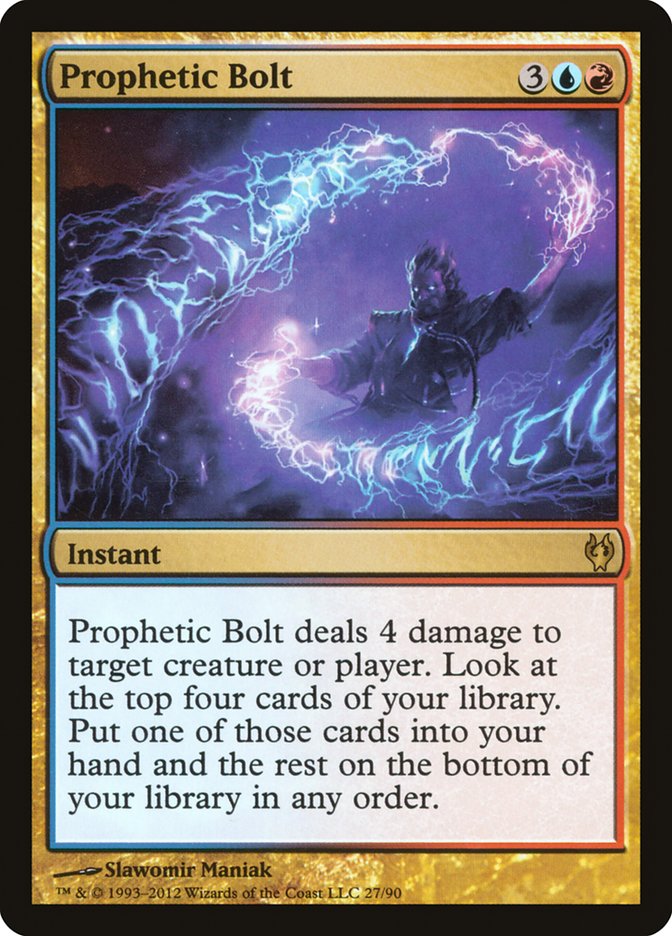 Prophetic Bolt [Duel Decks: Izzet vs. Golgari] | Exor Games Truro