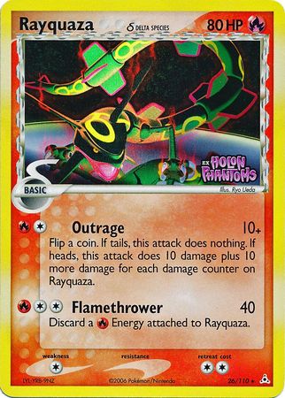 Rayquaza (26/110) (Delta Species) (Stamped) [EX: Holon Phantoms] | Exor Games Truro