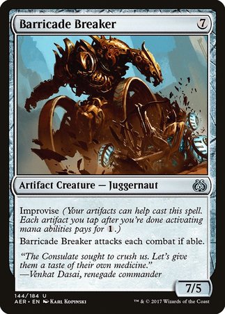 Barricade Breaker [Aether Revolt] | Exor Games Truro