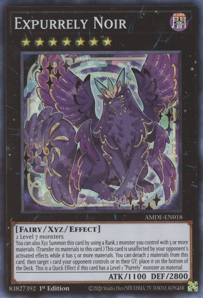 Expurrely Noir [AMDE-EN018] Super Rare | Exor Games Truro