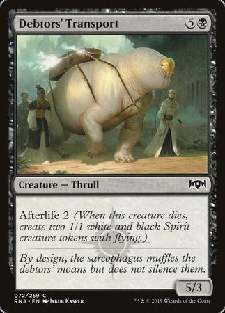 Debtors' Transport [Ravnica Allegiance] | Exor Games Truro