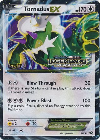 Tornadus EX (BW96) (Staff Prerelease Promo) [Black & White: Black Star Promos] | Exor Games Truro