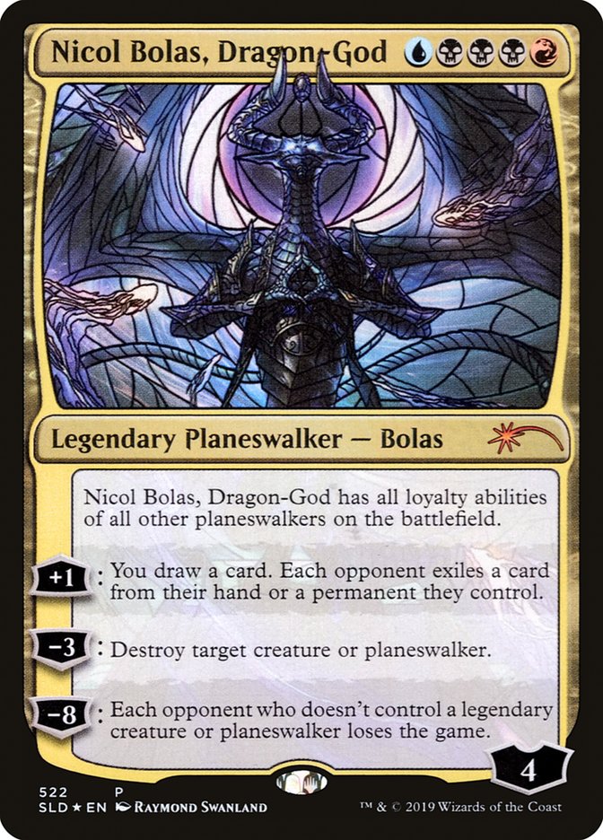 Nicol Bolas, Dragon-God (Stained Glass) [Secret Lair Drop Promos] | Exor Games Truro