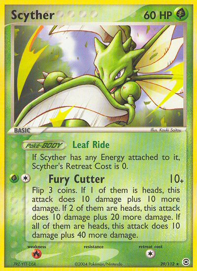 Scyther (29/112) [EX: FireRed & LeafGreen] | Exor Games Truro