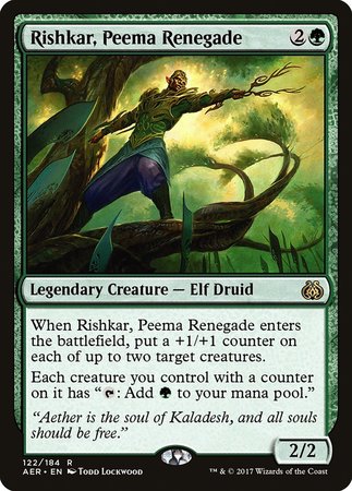 Rishkar, Peema Renegade [Aether Revolt] | Exor Games Truro