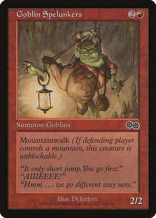 Goblin Spelunkers [Urza's Saga] | Exor Games Truro